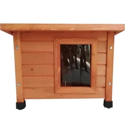 @Pet udendørs kattehus XL 68,5x54x51,5 cm træ brun