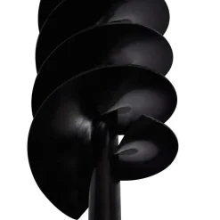Pælebor med håndtag, 100 mm, med forlængerrør, 5 m, stål