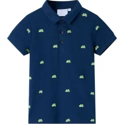 Polo til børn str. 92 marineblå