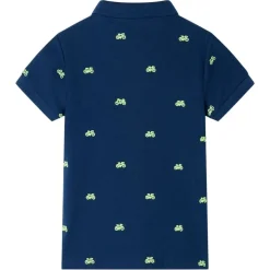 Polo til børn str. 92 marineblå