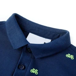 Polo til børn str. 92 marineblå