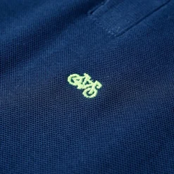Polo til børn str. 92 marineblå