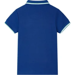 Poloshirt til børn str. 104 mørkeblå