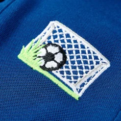 Poloshirt til børn str. 104 mørkeblå