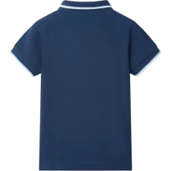 Poloshirt til børn str. 92 mørkeblå