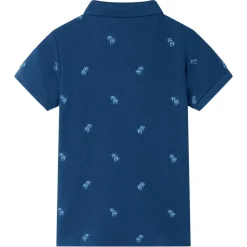 Poloshirt til børn str. 92 mørkeblå