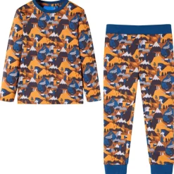 Pyjamas til børn str. 92 cognacfarvet