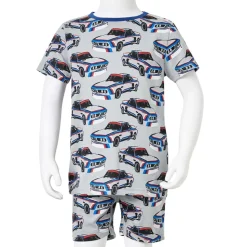 Pyjamas til børn str. 92 korte ærmer grå