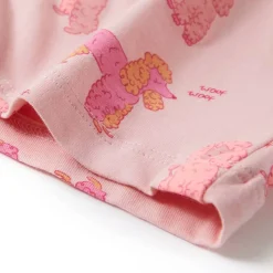 Pyjamas til børn str. 92 korte ærmer lyserød