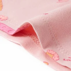 Pyjamas til børn str. 92 korte ærmer lyserød