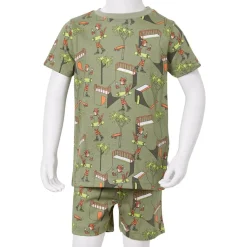 Pyjamas til børn str. 92 lys kakifarve