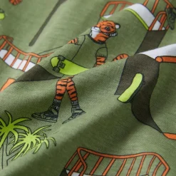 Pyjamas til børn str. 92 lys kakifarve