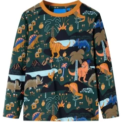 Pyjamas til børn str. 92 mørkegrøn