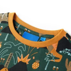 Pyjamas til børn str. 92 mørkegrøn