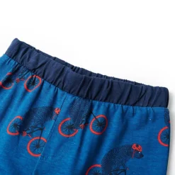 Pyjamas til børn str. 92 petroleumsblå