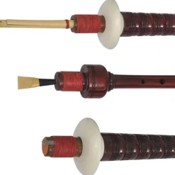 Scottish Great Highland sækkepibe grøn og sort tartan