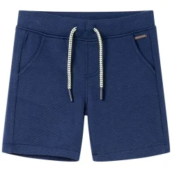 Shorts til børn str. 104 med snøre mørkeblå