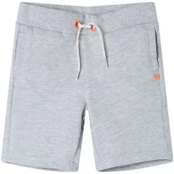 Shorts til børn str. 104 med snøre grå
