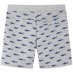 Shorts til børn str. 116 med snøre lys gråmeleret