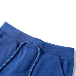 Shorts til børn str. 116 med snøre blåmeleret