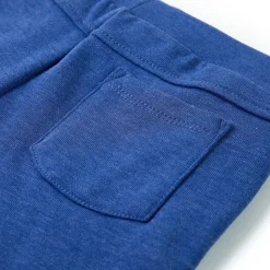 Shorts til børn str. 116 med snøre blåmeleret