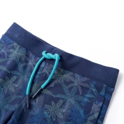Shorts til børn str. 104 med snøre marineblå