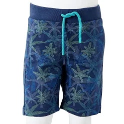 Shorts til børn str. 104 med snøre marineblå