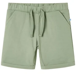 Shorts til børn str. 92 med snøre lys kakifarve