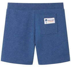 Shorts til børn str. 116 med snøre mørk blåmeleret