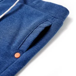 Shorts til børn str. 116 med snøre mørk blåmeleret