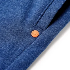 Shorts til børn str. 116 med snøre mørk blåmeleret