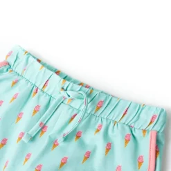 Shorts til børn str. 104 med snor mintgrøn