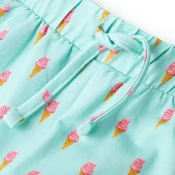 Shorts til børn str. 104 med snor mintgrøn