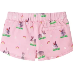 Shorts til børn str. 128 med snor lyserød