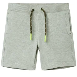 Shorts til børn str. 92 med snøre lys kakimeleret
