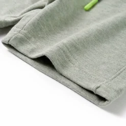Shorts til børn str. 92 med snøre lys kakimeleret