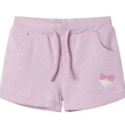 Shorts til børn str. 116 med snor lilla