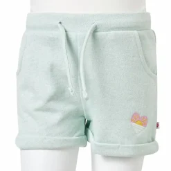 Shorts til børn str. 116 med snor lys mintgrøn