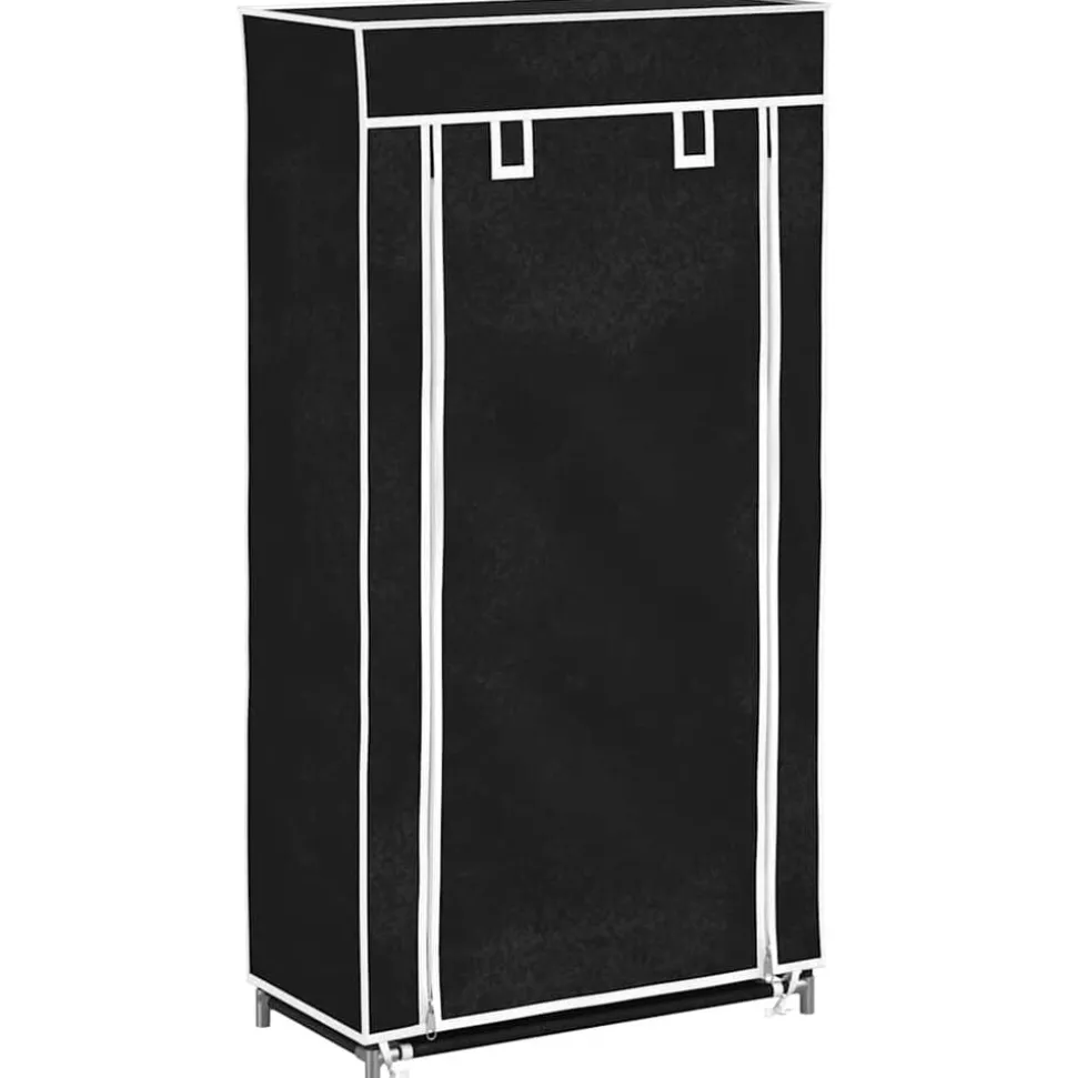 Sko sorte belægning 58x28x106 cm