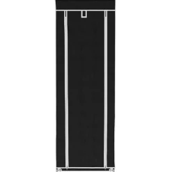Skoovertræk 162x57x29 cm sort