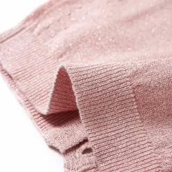 Strikket cardigan til børn str. 92 strik lyserød