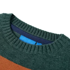 Sweater til børn str. 92 strikket flerfarvet