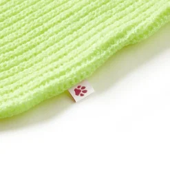 Sweater til børn str. 116 strikket neongul