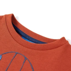 Sweatshirt til børn lys rustfarvet str. 104