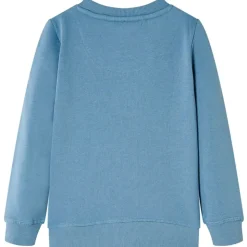 Sweatshirt til børn mellemblå str. 92