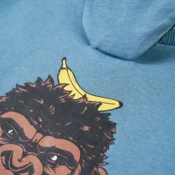 Sweatshirt til børn mellemblå str. 92