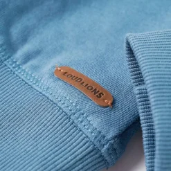 Sweatshirt til børn mellemblå str. 92