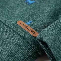 Sweatshirt til børn mørkegrønmeleret str. 104