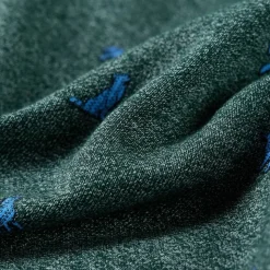 Sweatshirt til børn mørkegrønmeleret str. 104