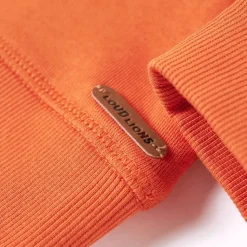 Sweatshirt til børn orange str. 92